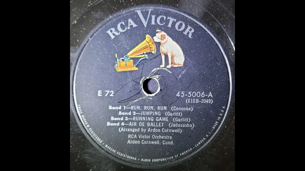 RCA Victor Orchestra, Ardon Cornwell - Run, Run, Run; Jumping, Running Game, Air De Ballet