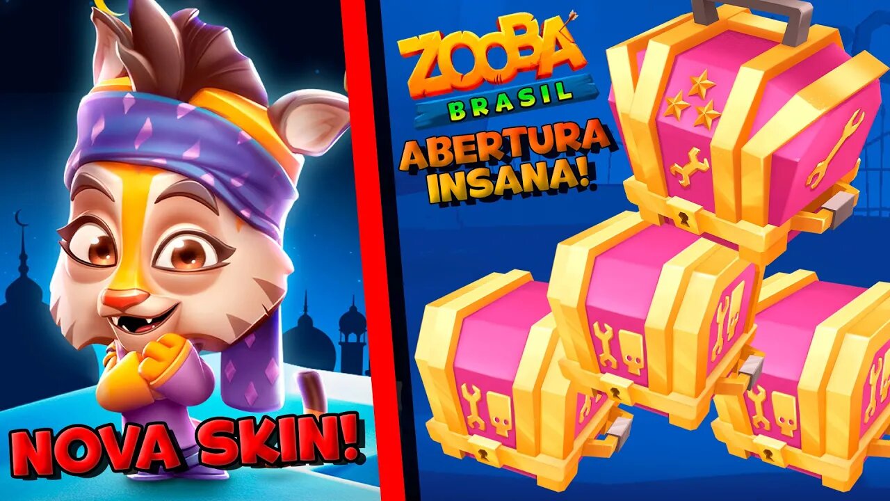 Nova Skin da Jade! Abertura Lendária Finalmente Pontos para a Caly! Zooba