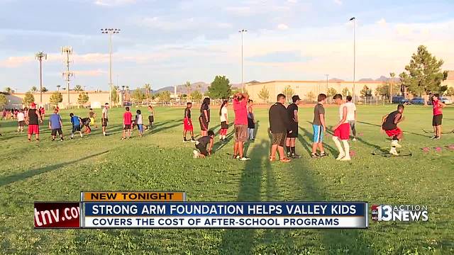 Strong A.R.M Foundation helps kids