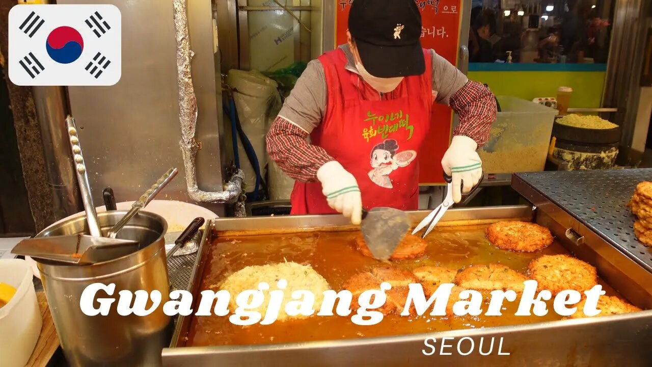 Gwangjang Market FOOD MECCA Seoul Korea FULL TOUR