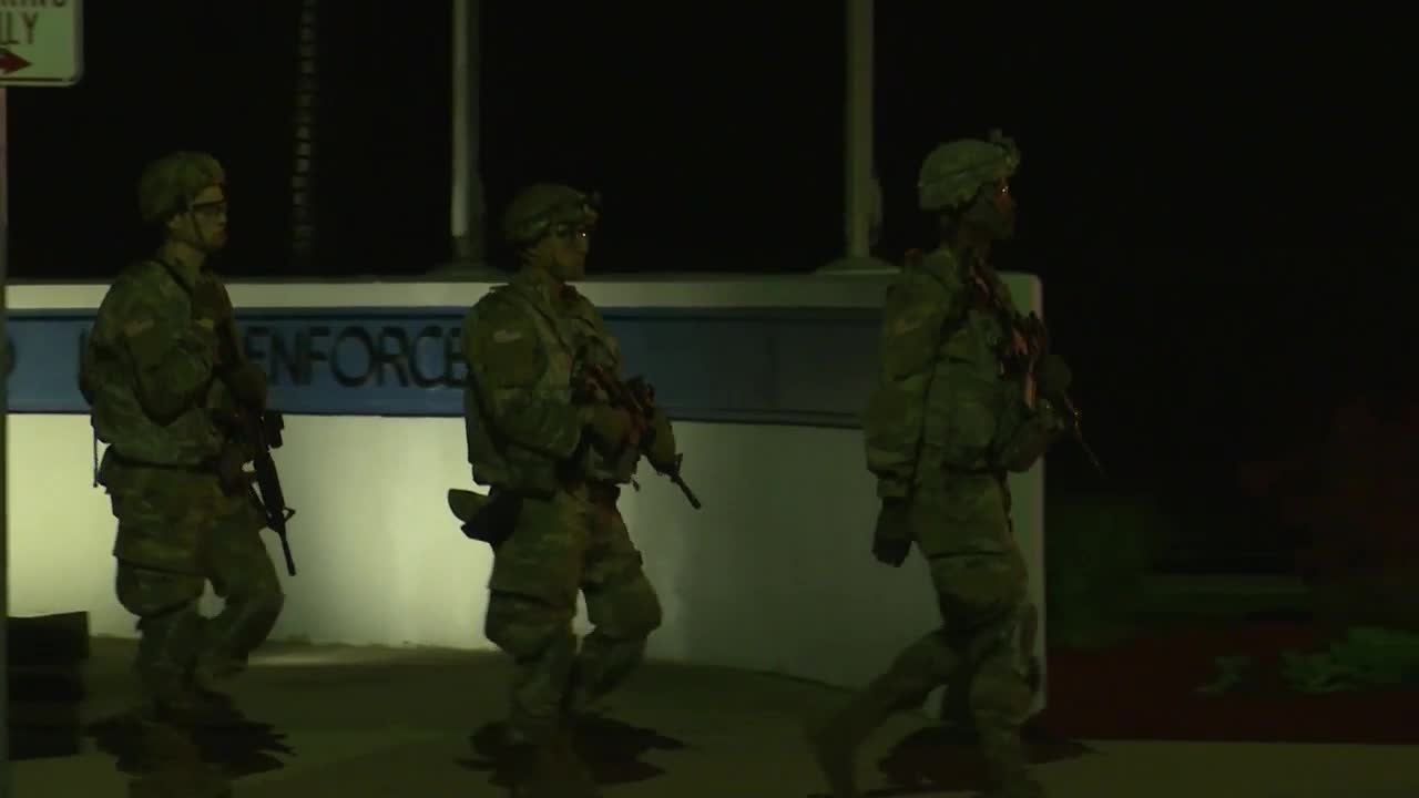 National guard assist as curfew is enforced in Green Bay
