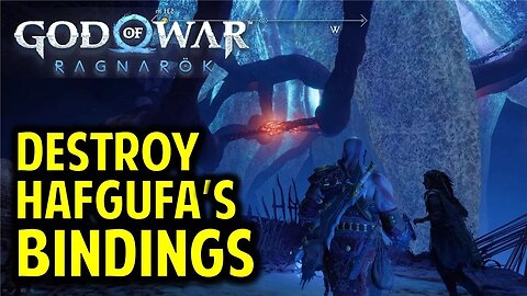 God of war Ragnarok best side quest freeing a giante Jellyfish #godofwar