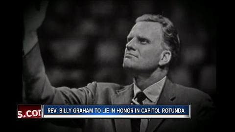 Rev. Billy Graham's body to lie in honor at US Capitol