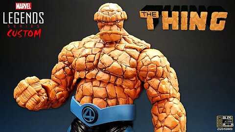 Custom Marvel Legends The Thing (Ben Grimm) Fantastic Four Super Skrull BAF Wave