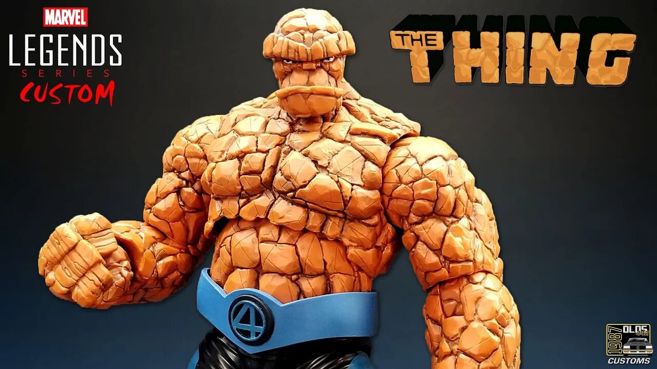 Custom Marvel Legends The Thing (Ben Grimm) Fantastic Four Super Skrull BAF Wave