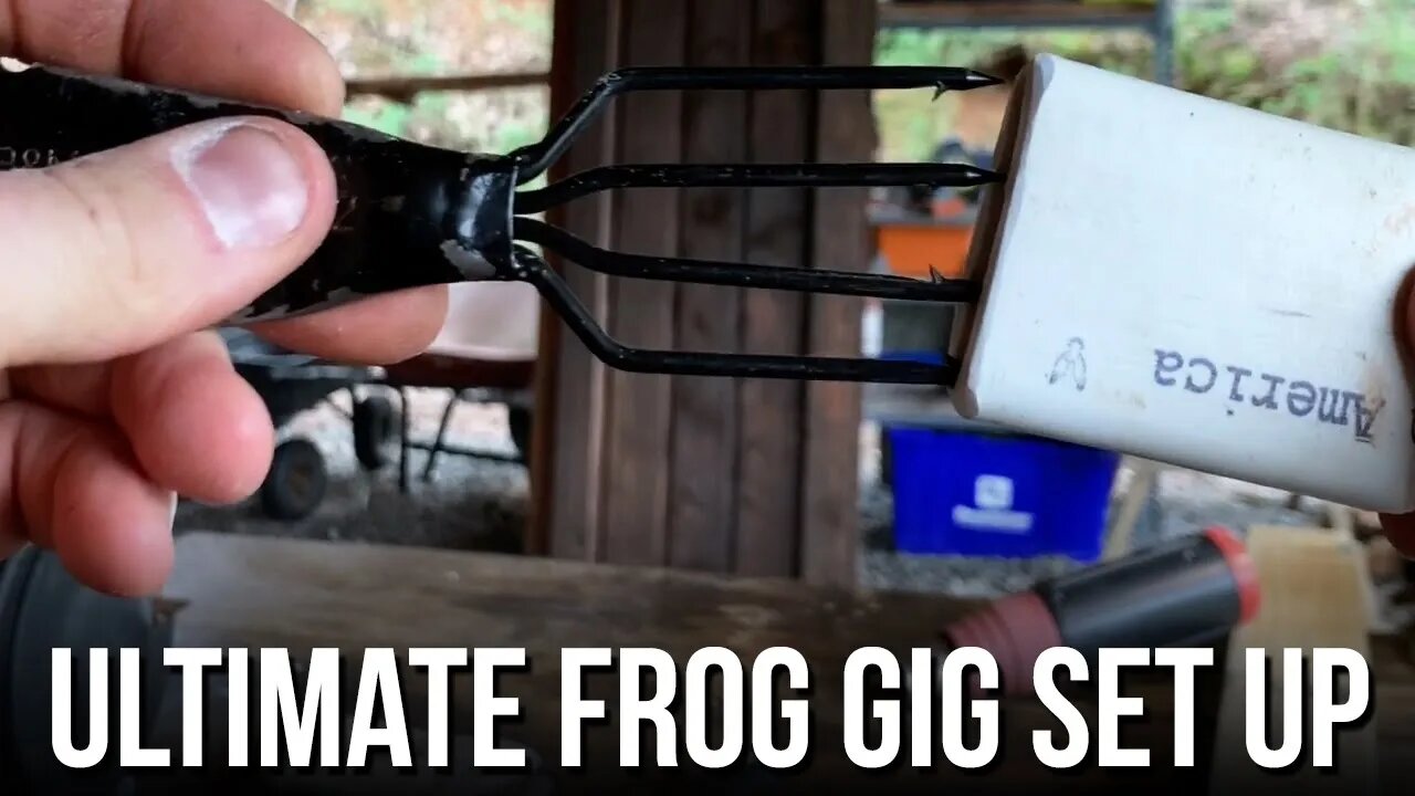 Ultimate Frog Gig Set Up and DIY PVC Sheath