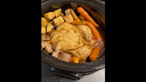 SLOW COOKER Chicken With VEGETABLES | Healthy Weeknight Meal