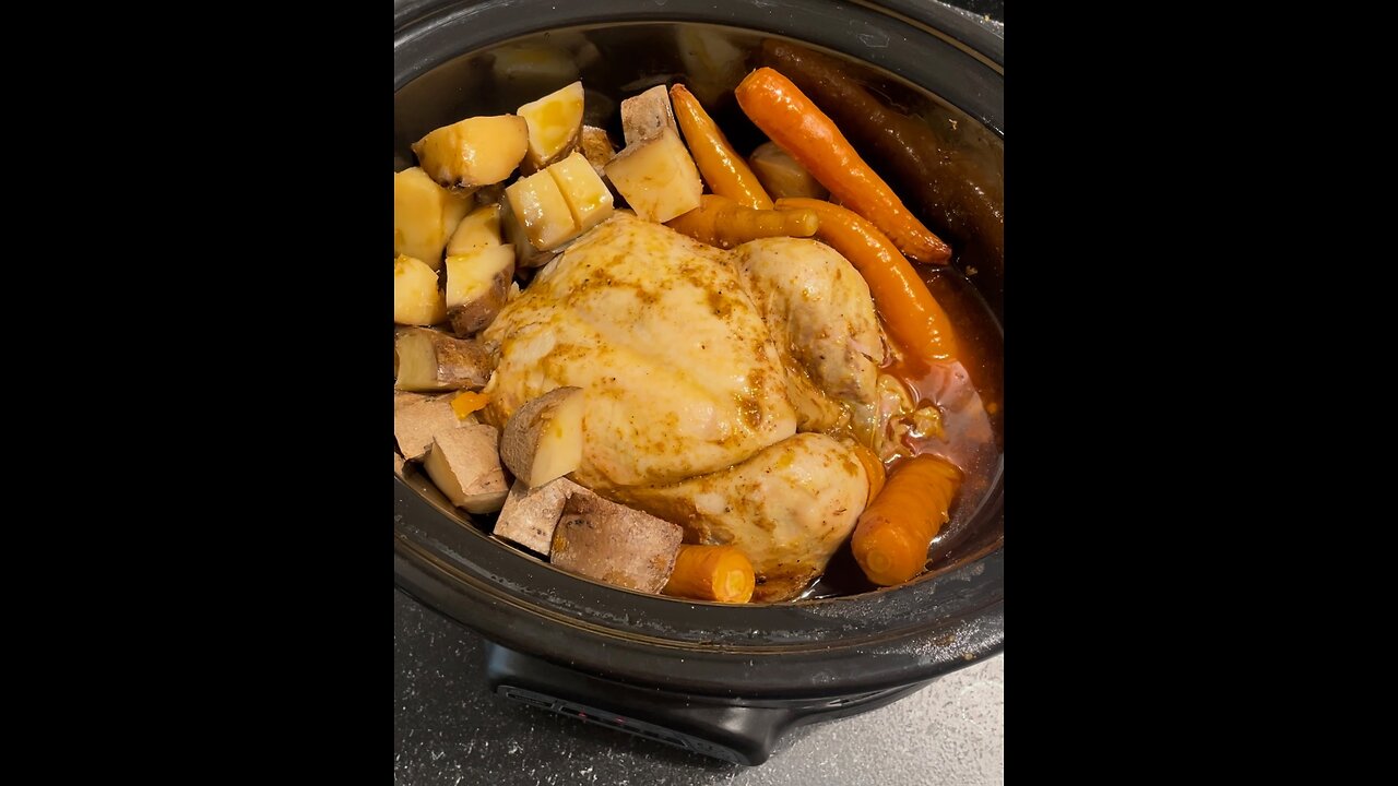 SLOW COOKER Chicken With VEGETABLES | Healthy Weeknight Meal