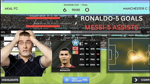 DLS 23 🚨 DIAMOND 💎 CUP FINAL- RONALDO 5 GOALS ,MESSI 5 ASSISTS🔥🔥🔥