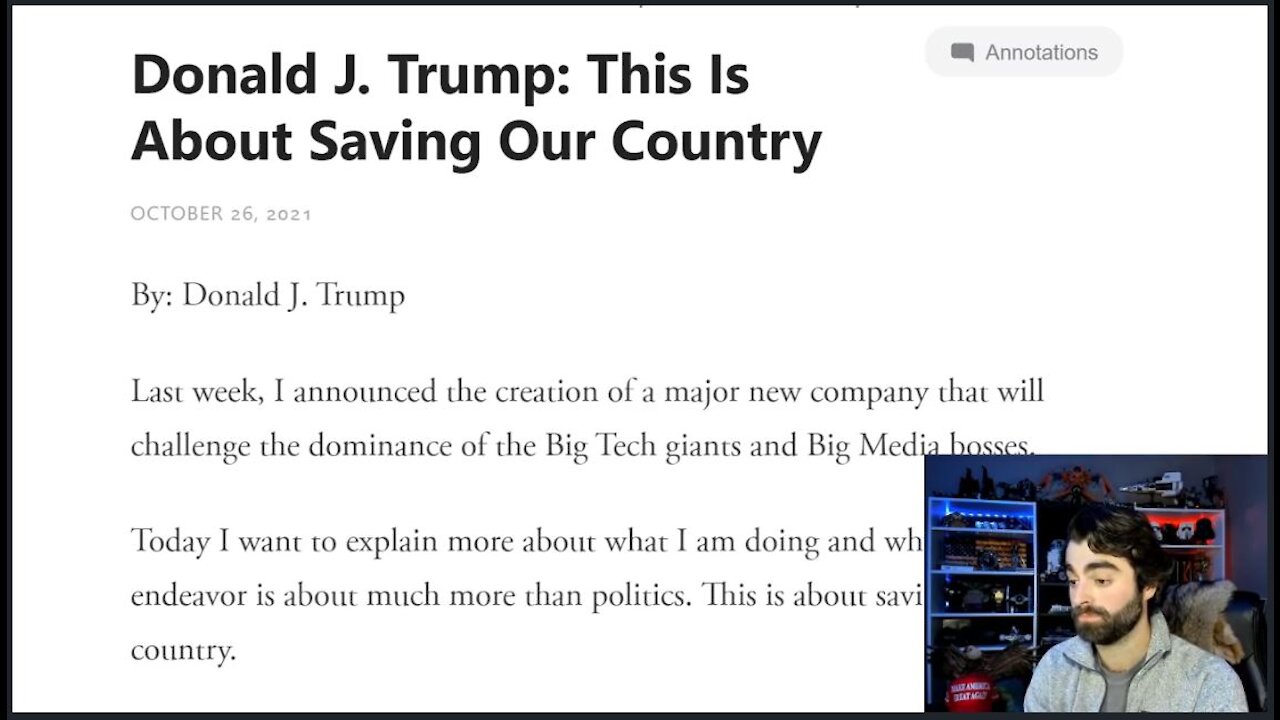 GEOTUS' Letter Explaining DWAC, TMTG, PHUN Saving USA!