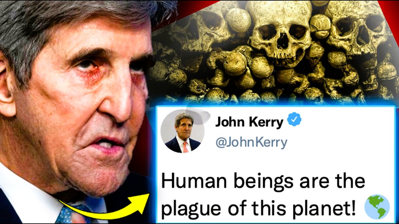 Wezwanie Johna Kerry'ego do globalnej depopulacji: Mroczny plan walki ze „zmianą klimatu”! ...