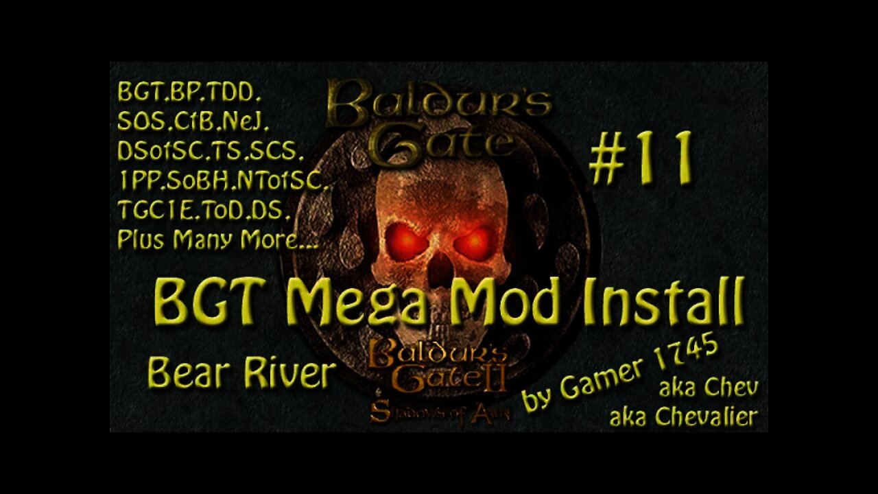 Let's Play Baldur's Gate Trilogy Mega Mod Part 11 - Bear River