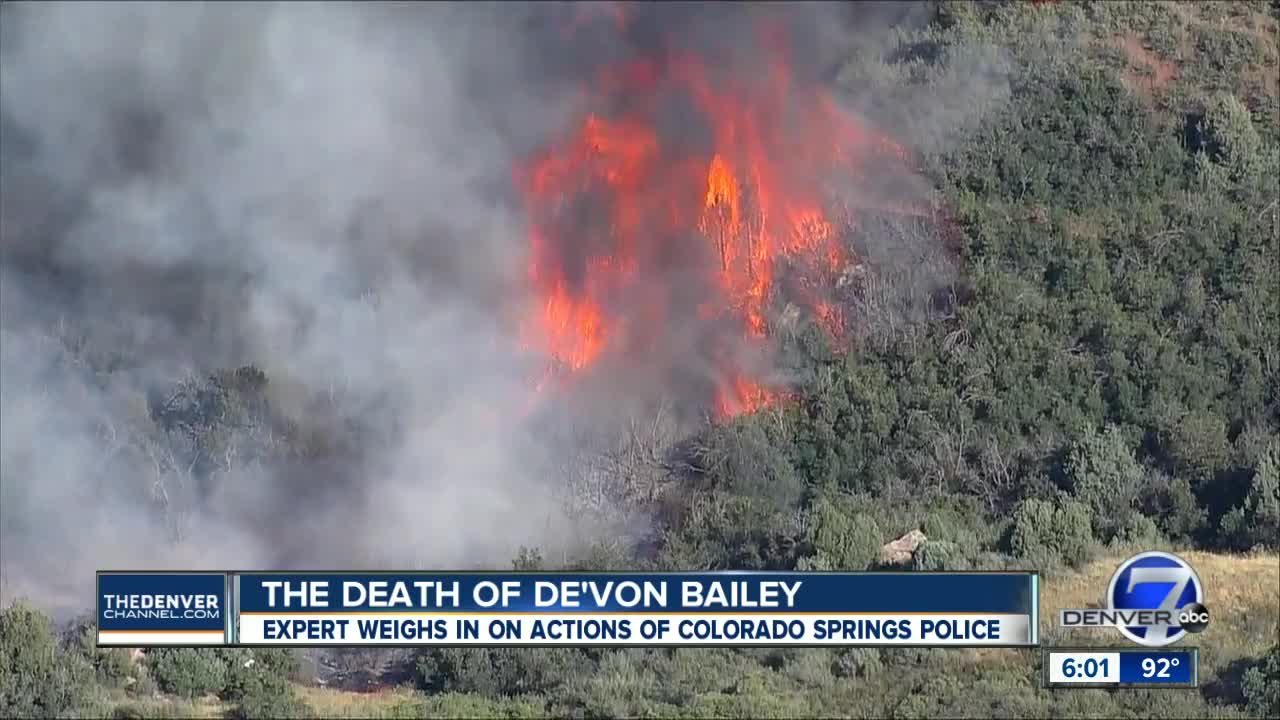 Crews battling wildfire near Deer Creek Canyon Park in Jefferson County
