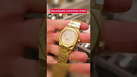 My $150,000 Watch Shopping Spree! #shorts