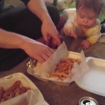 Baby Girl Wants A French Fry