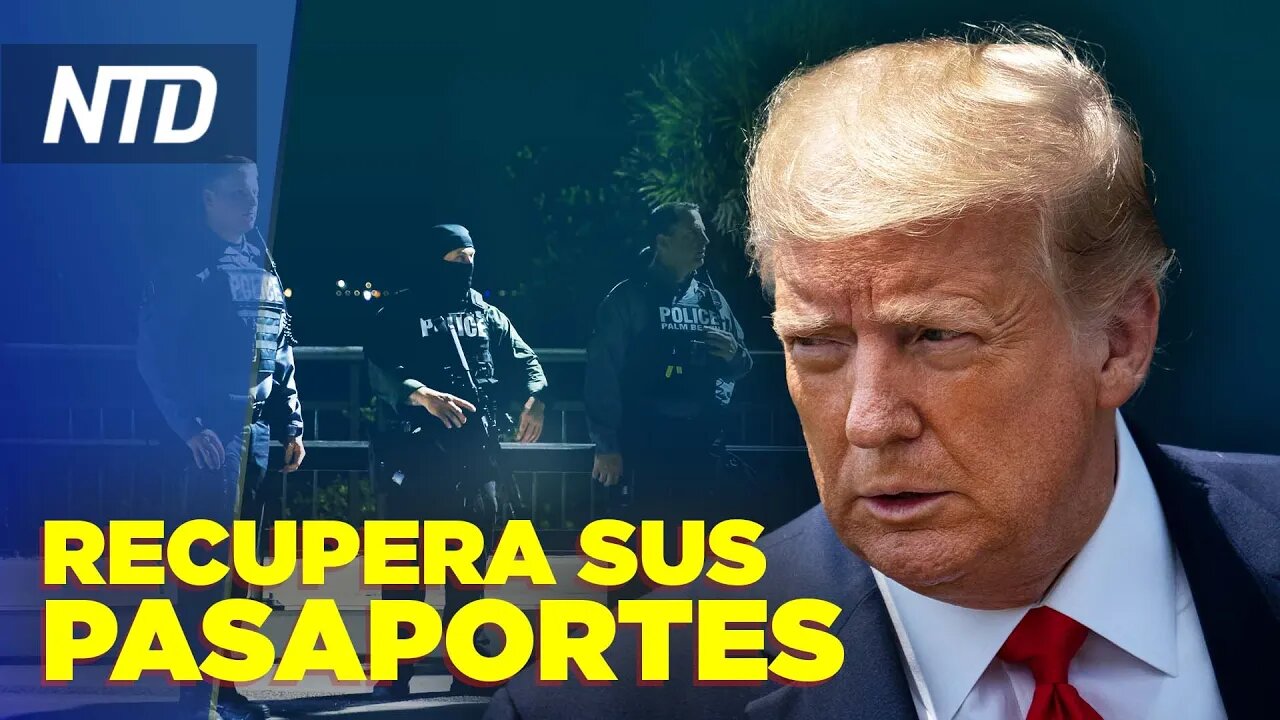 Juez evade desclasificación de declaración jurada en redada de Trump; Biden firma ley de inflación