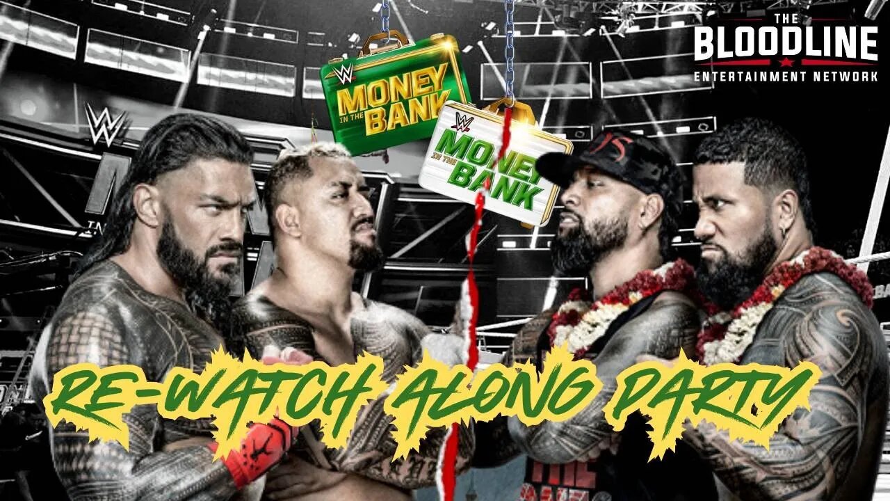 Money In The Bank Re-Watch Along Party #MITB #WWE #Romanreings