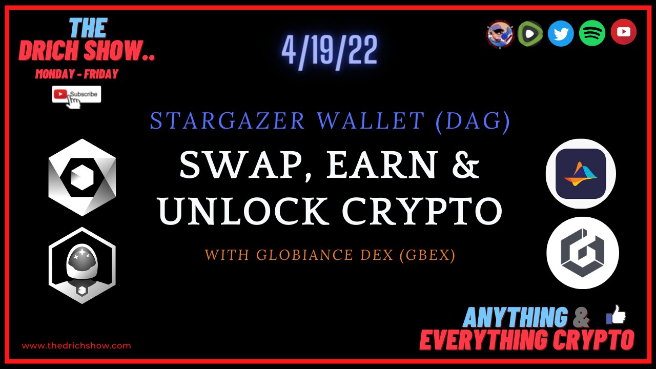 STARGAZER WALLET (DAG) - SWAP, EARN & UNLOCK CRYPTO WITH GLOBIANCE DEX (GBEX)