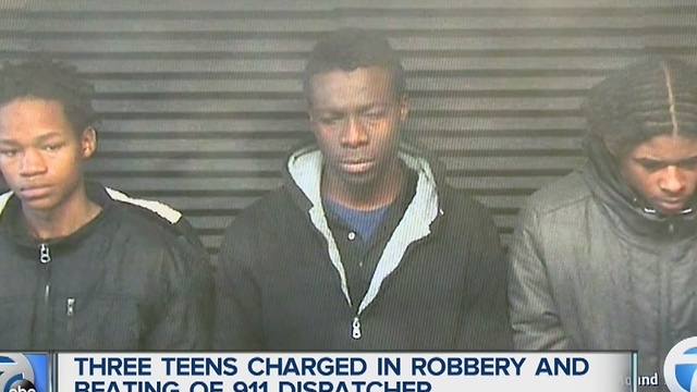 Men charged in Detroit robbery and assault of 911 dispatcher