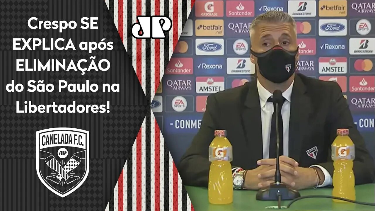 "O Palmeiras hoje..." VEJA o que Crespo FALOU após o São Paulo ser ELIMINADO da Libertadores!