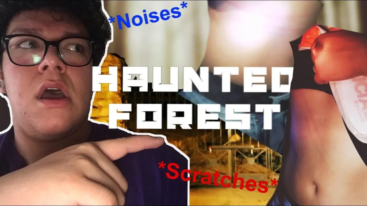 HAUNTED ENCHANTED FOREST!!! *HE GOT SCRATCHED* (VERY SCARY)