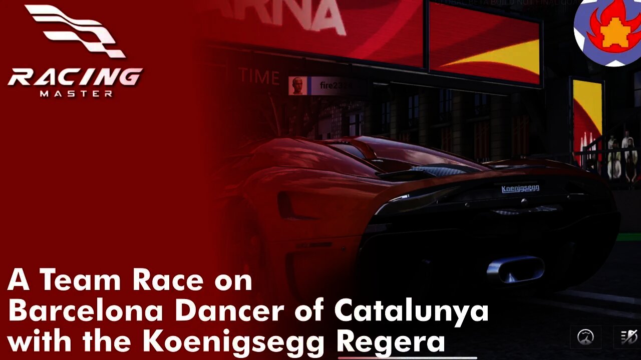 A Team Race on Barcelona Dancer of Catalunya with the Koenigsegg Regera | Racing Master