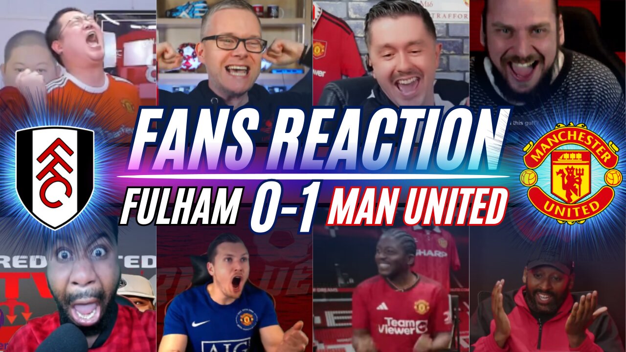 MAN UNITED FANS REACTION TO FULHAM 0-1 MAN UNITED | BRUNO HERO!