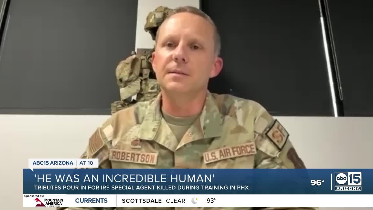 Friends remember IRS Special Agent shot during training exercise