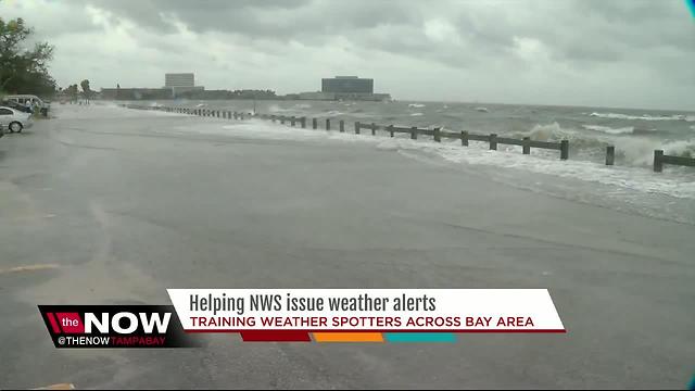 Last training session to become a NWS trained weather spotter before this Hurricane season