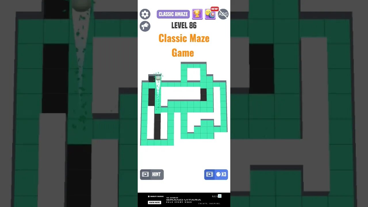 Classic Maze Level 86. #shorts
