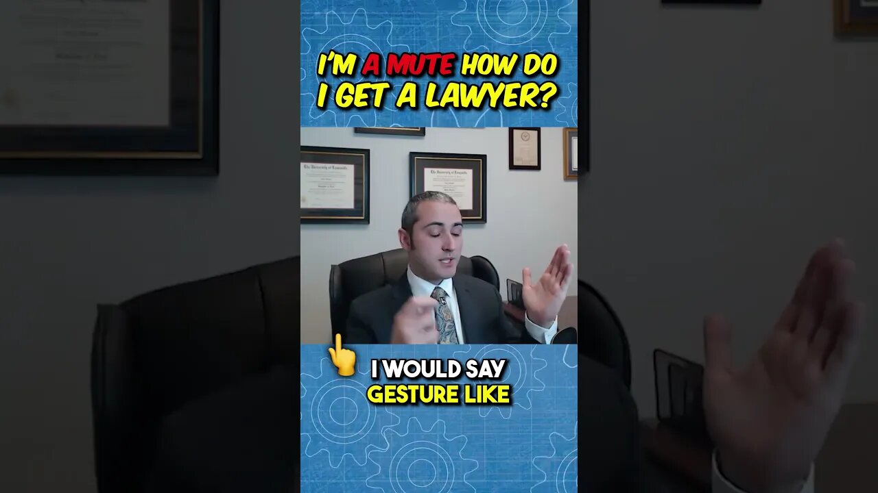 How do MUTE people CALL LAWYER?