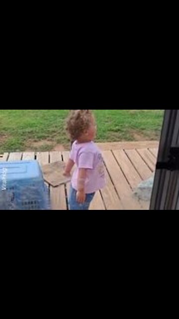 Toddler Let Off Steam Outdoor