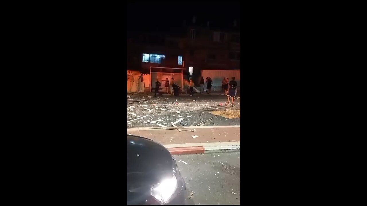 ASHKELON HIT BY MISSILES AFTERMATH