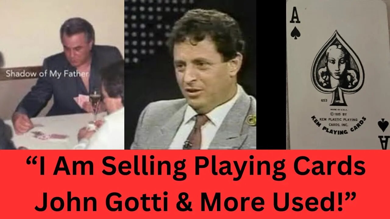 Mobster Sal Polisi On Selling His Playing Card He Used With (John Gotti & Many More)