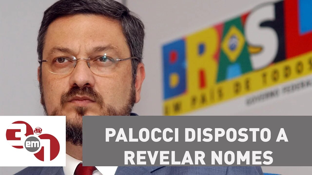 Antonio Palocci diz que está disposto a revelar "nomes e operações" que interessam à Lava Jato