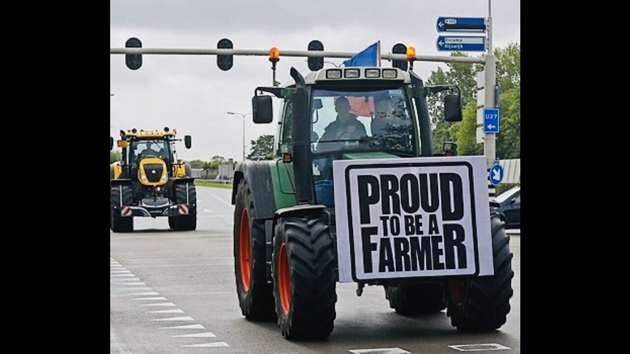 Netherlands farmer convoy!🚜