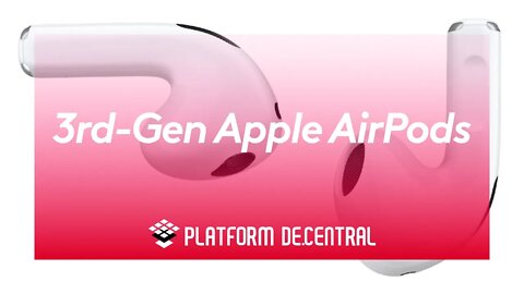 All new AirPods with Spatial Audio | Apple