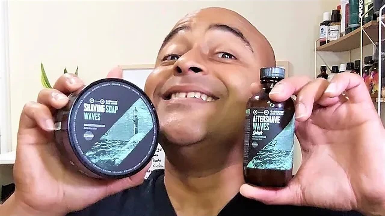 ASMR SHAVE Barrister and Mann WAVES first try.