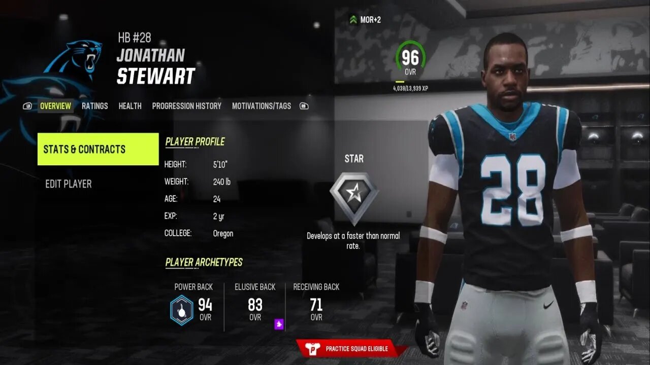 How To Create Jonathan Stewart Franchise Roster Madden 23