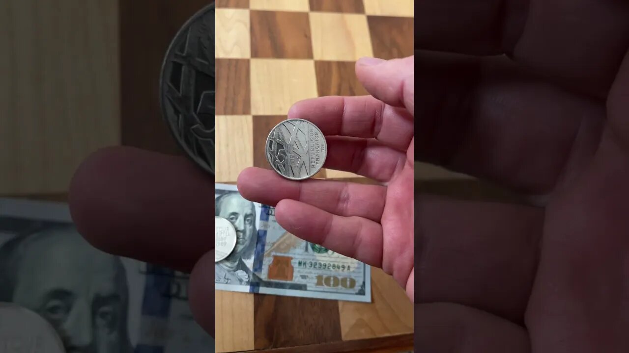 Over Excited Overview 5 Franc Coin