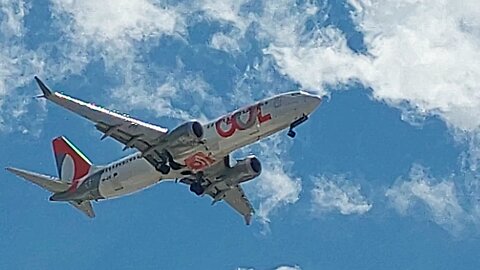 Boeing 737 MAX 8 PR-XMG coming from Brasília to Fortaleza