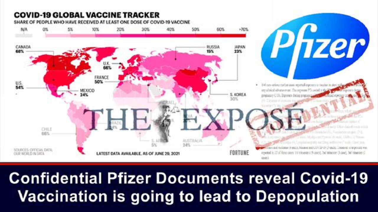 ~CONFIDENTIAL PFIZER DOCUMENTS REVEAL COVID-19 VACCINATION IS GOING TO LEAD TO DEPOPULATION~