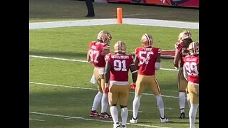 49ers Nick Bosa Celebrates With The Trump Dance