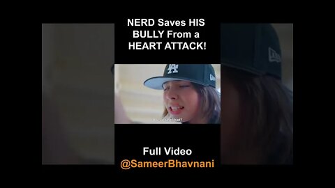 Nerd Saves Bully From a Heart Attack! #shorts #sameerbhavnani #nerdsrule