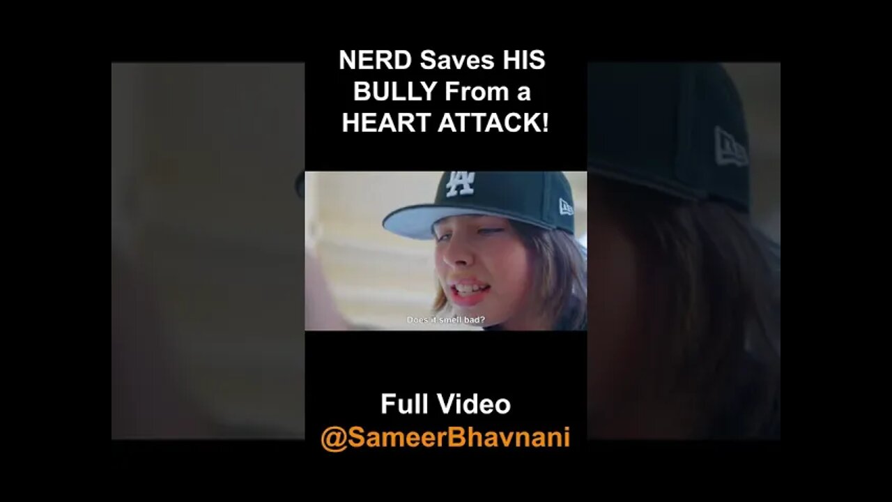 Nerd Saves Bully From a Heart Attack! #shorts #sameerbhavnani #nerdsrule