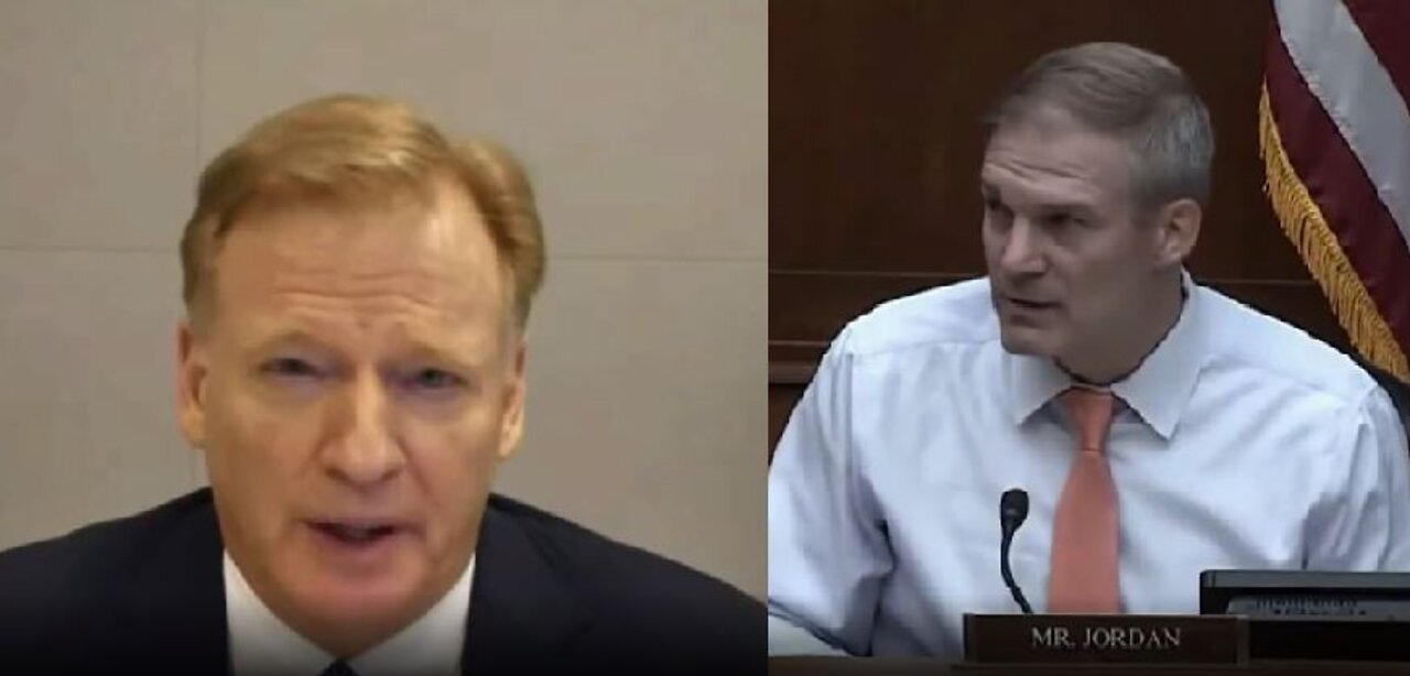 Cong. Jim Jordan takes down NFL Commissioner Goodell: you believe in the First Amendment, don't ya?"