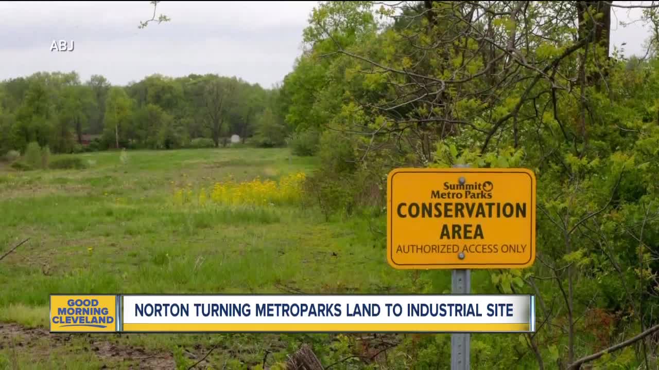 Metroparks land to become industrial site