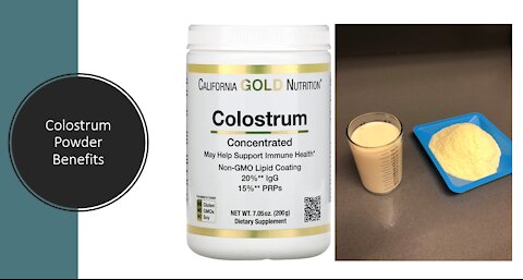 Colostrum Benefits