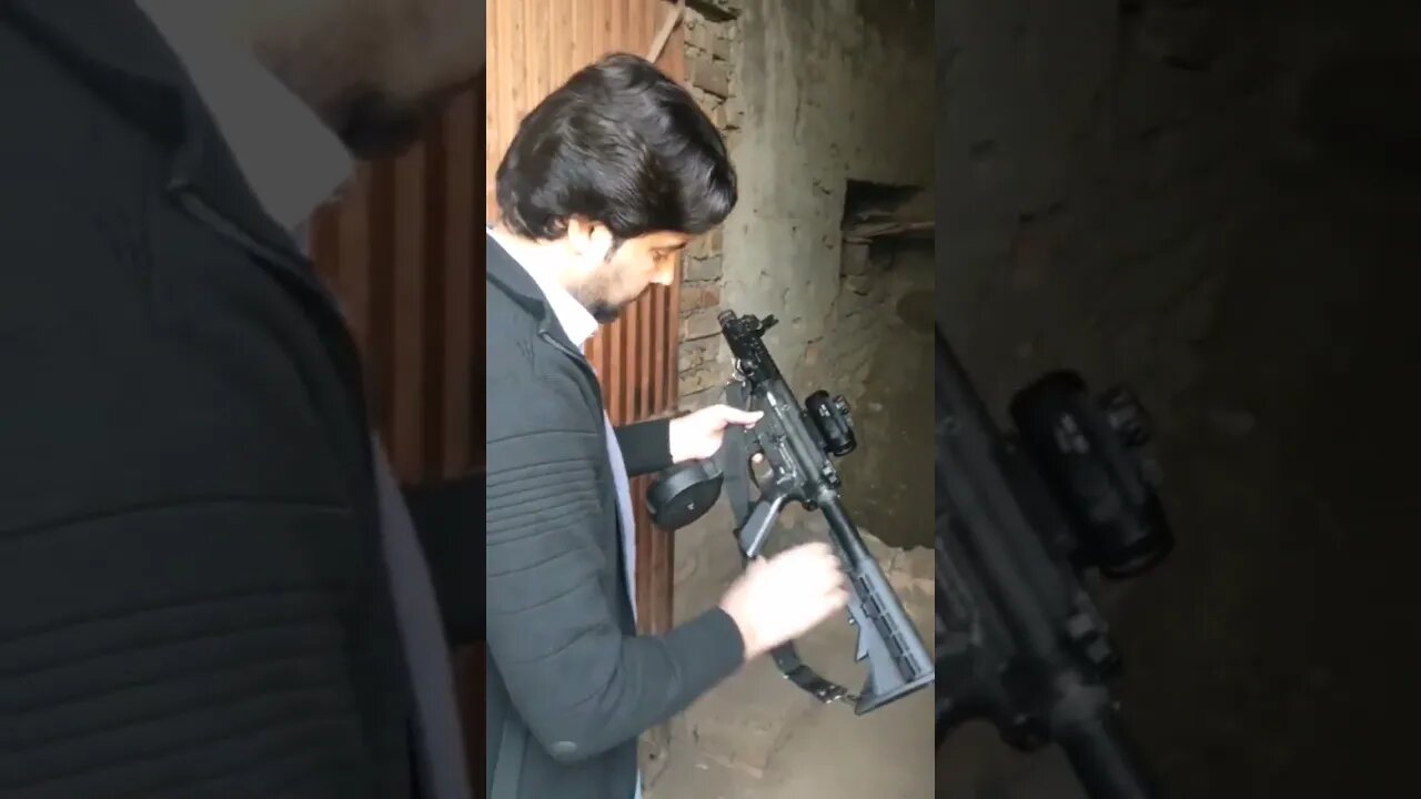 9mm pistol m4 rifle shape firing test