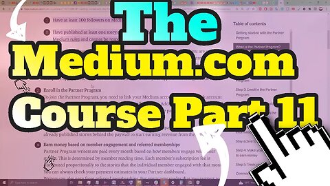 The Ultimate Medium.Com Course Part 11 Of 30 - Why You Should Start A Medium Linked Youtube Channel